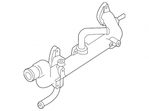 Cooling system pipe metal Nissan Maxima A36 16-