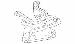 Engine mount bracket left Toyota Rav4 19- 2.5