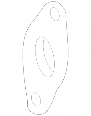 Cooling system flange Toyota Sienna 21-25 small