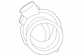Air duct for manifold Acura TLX 15- 2.4
