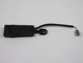 Passenger seat belt latch Fiat 500 12-19 black with sensor