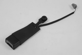 Passenger seat belt latch Fiat 500 12-19 black with sensor