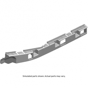 Rear bumper mount, center left, Cadillac CTS 14-19