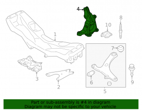 Front left axle Subaru Impreza 17-23 GK