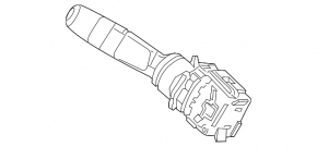 Left steering column switch Honda CRV 15-16 under fog lights