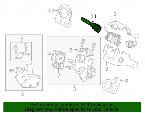 Left steering column switch Honda HR-V 16-20
