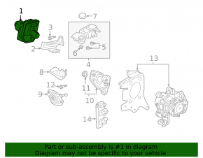 Brake master cylinder with reservoir Volvo XC60 20-26 T8, B5, B6 with cover