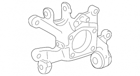 Rear left axle shaft Lexus NX 15-21