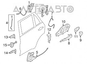 BMW X2 F39 18-23 Outer Front Left Door Handle