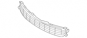 Lower grille of the front bumper Toyota Rav4 13-15 prerest