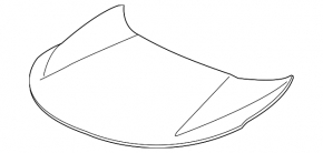 Hood bare Honda CRV 17-22 steel TW
