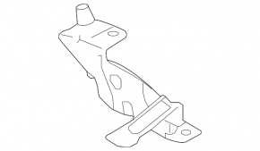 Nissan Versa 12-15 usa hood release lever