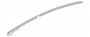Right roof trim for Infiniti QX30 17-19 without sunroof