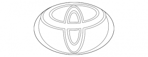 Toyota Corolla 14-19 trunk lid emblem