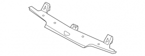Front bumper mount central VW Touareg 11-14