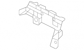Rear bumper mount, center right, Kia EV6 22-24 Gt, Gt-Line