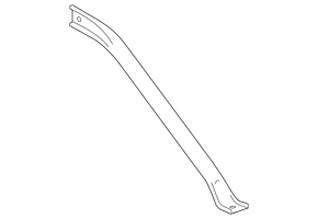 Front strut brace right Porsche Macan 15-18