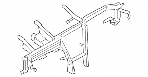 Porsche Cayenne 19-23 Torpedo Reinforcement Pipe