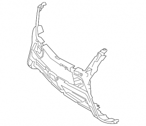 Front bumper bracket central Mercedes W166 ML 12-15 AMG pkg, without camera
