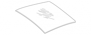 Central panoramic glass Mercedes C-class W205 15-21
