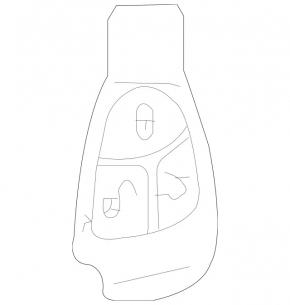 Mercedes GLC 16-19 4 Button Key