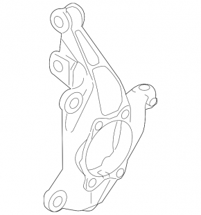 Front left trunnion Mazda 3 14-18 BM