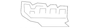 Left front bumper mount for Mazda CX-3 16-21