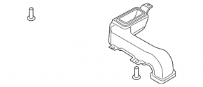 Battery Cooling Duct Upper Left Lincoln MKZ 13-20 Hybrid