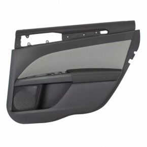 Door trim panel, rear right, Ford Fusion mk5 13-16, black with gray
