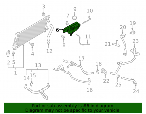 Ford F-150 15-20 Coolant Expansion Tank
