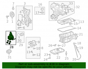 Oil Filter Housing Lexus CT200h 11-17