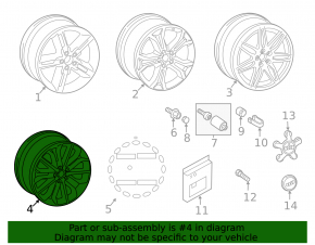 Wheel disk R19 8.5J ET:45 Audi A6 C7 12-18 type 1