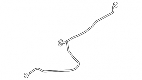 Cooling return pipe for Audi A6 C8 19-24 3.0T