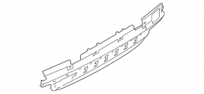 Rear bumper mount central BMW 5 G30 17-20 M Sport