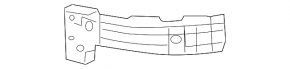 Rear bumper mount left inner Lexus RX350 RX450h 10-15