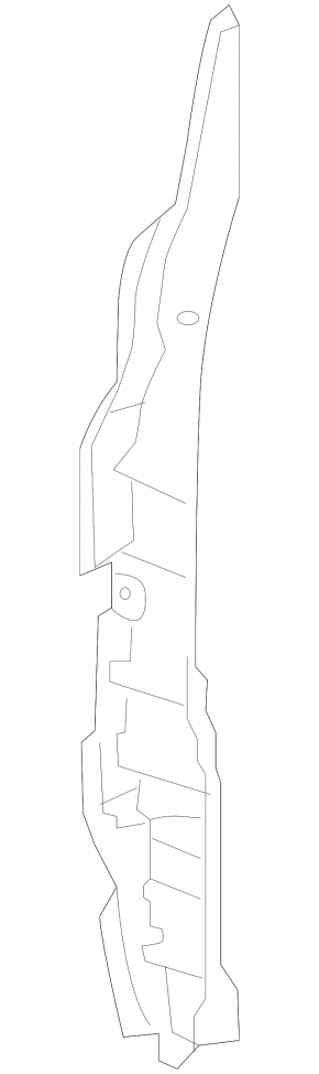 Seal wing door-wing left Mitsubishi Outlander 14-22 sponge