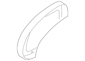 Side mirror plug left VW Tiguan 09-18 for speaker