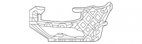 Right front bumper bracket for VW Tiguan 18-21 R-Line