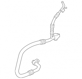 Air conditioning pipe compressor-heater BMW X7 G07 19-22 N63