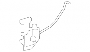 Toyota Camry v40 trunk lid lock