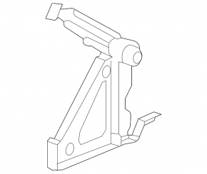 Hood hinge left Infiniti QX50 19-