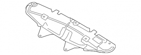 Nissan Versa hood insulation 12-19 usa
