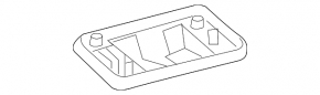 Lexus RX350 RX450h 10-15 Trunk Lock Trim