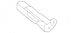 Front bumper mount on the wing right Honda HR-V 16-22 Q-FIX