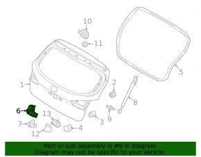 Kia Forte 14-18 trunk lock