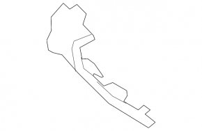 Front panel trim driver's right Hyundai Kona 18-23 black