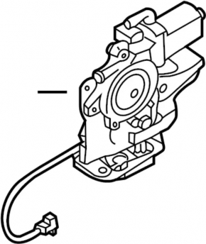 Nissan Rogue 14-16 Electric Tailgate Lock, Type 1