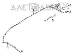 Antenna fin Hyundai Elantra UD 13-16