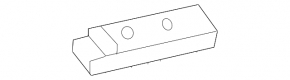 Ceiling light rear left Mercedes W167 GLE 350 450 20-23 beige, in handle