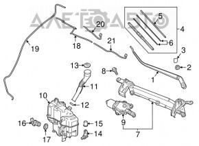 Mazda 3 14-18 BM Mexico Built Washer Reservoir, Without Neck